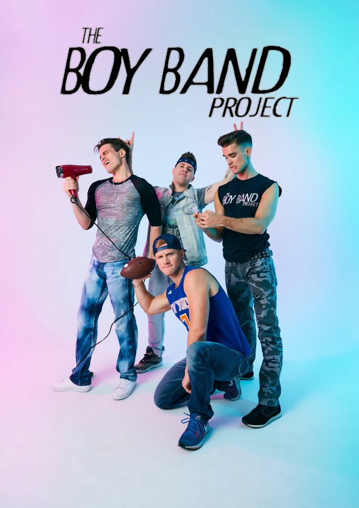 Promotional photograph of The Boy Band Project.