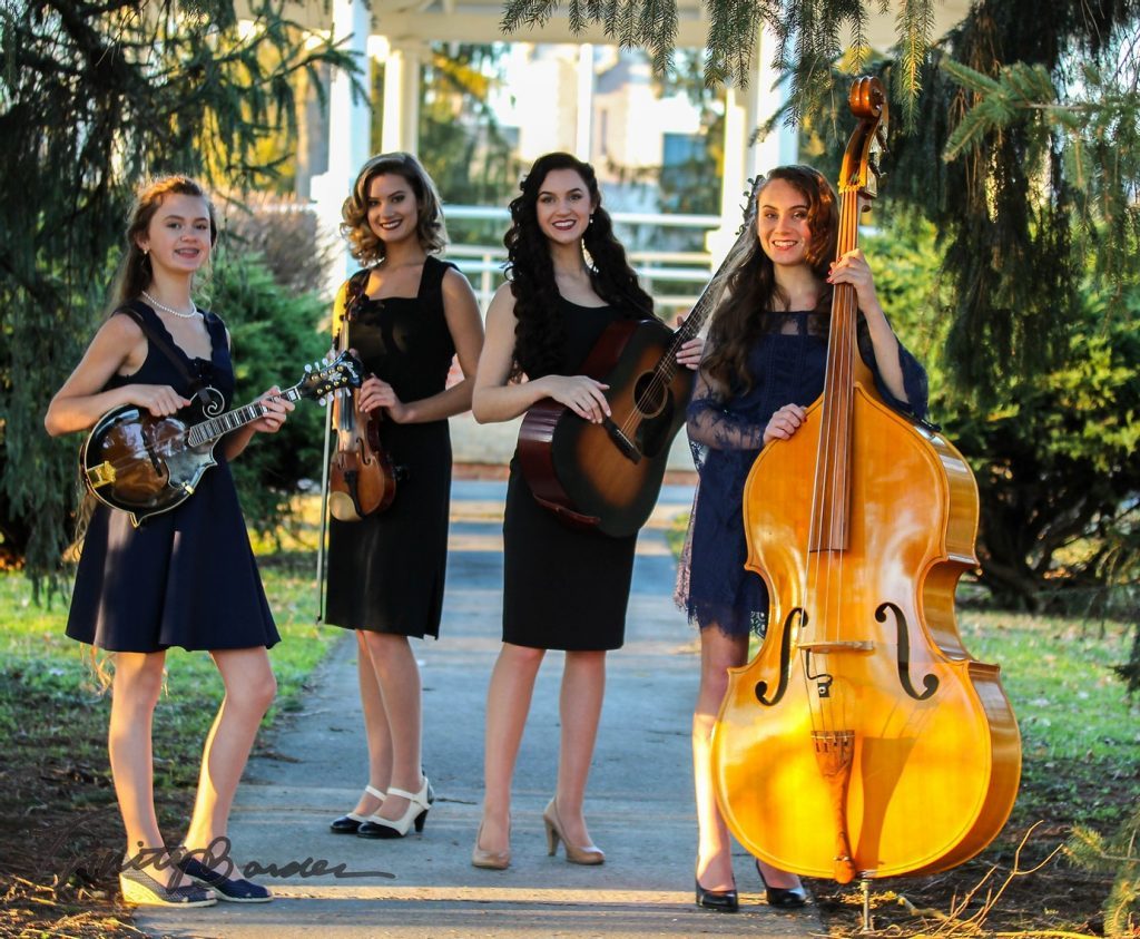 Fotografia promocional de The Burnett Sisters Band.
