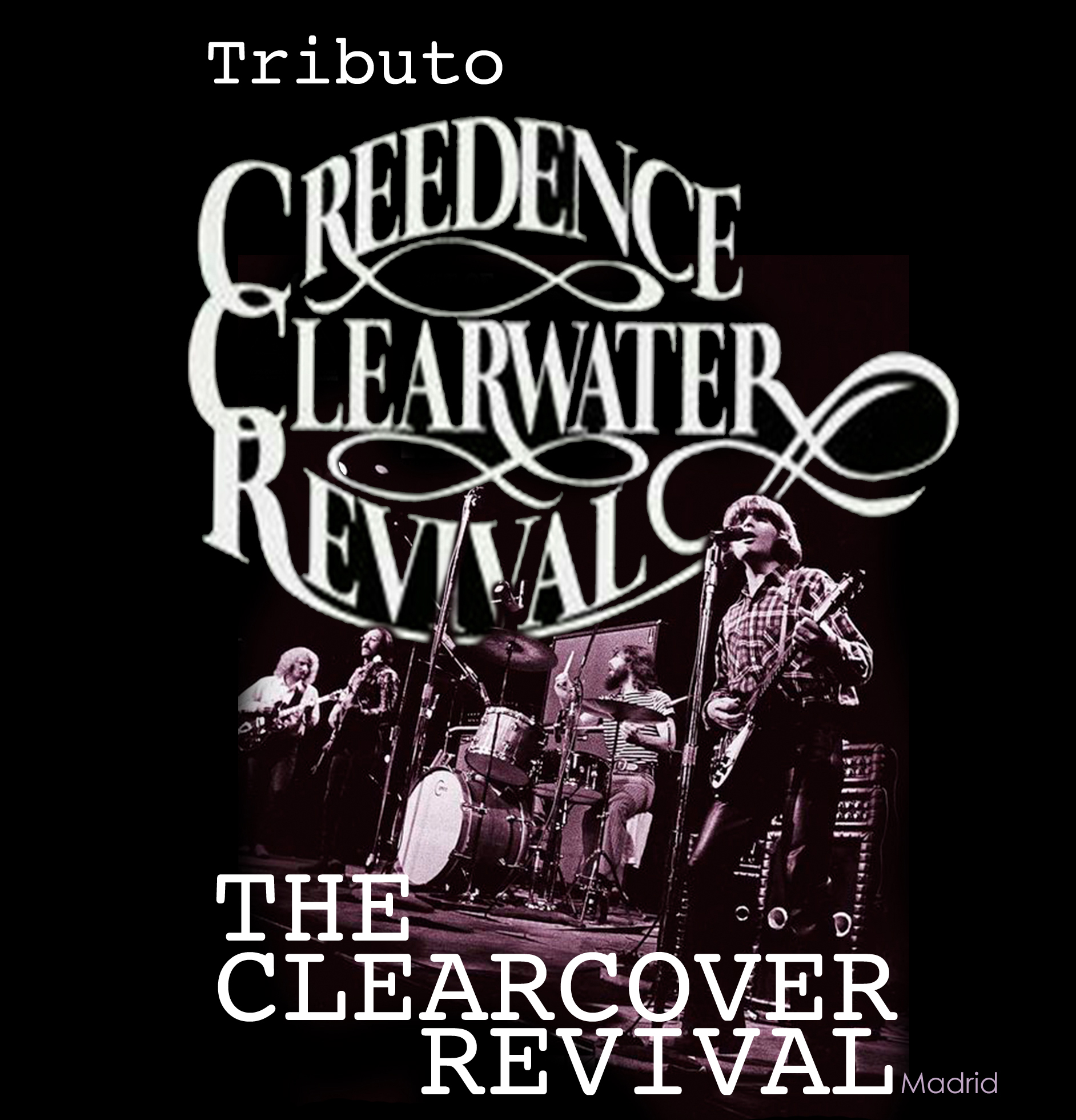 Fotografía promocional de THE CLEARCOVER REVIVAL Tributo Creedence Clearwater Revival