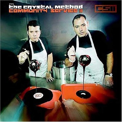 Promotional photograph of The Crystal Method.