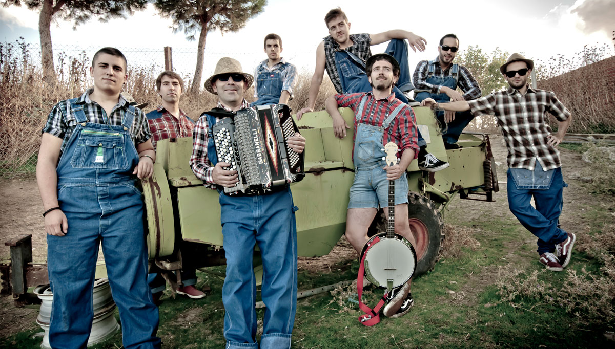 Fotografía promocional de The Fatty Farmers