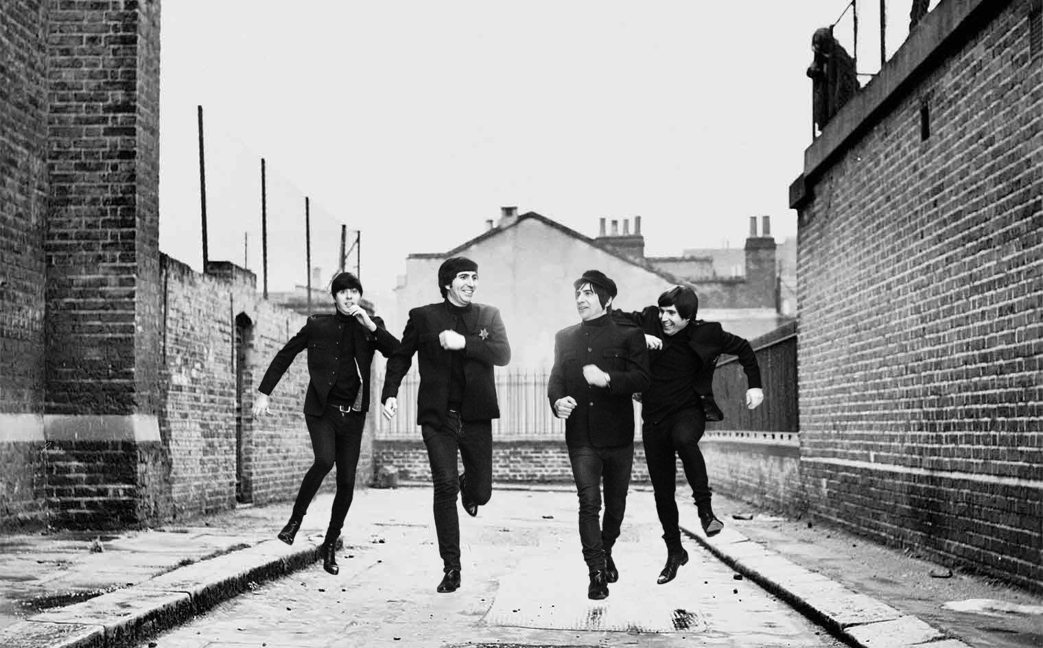 Fotografía promocional de The Flaming Shakers tributo a THE BEATLES