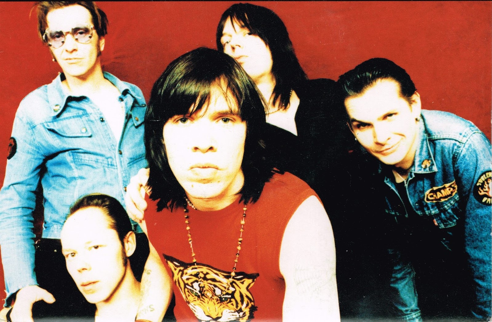 Promofoto von The Flaming Sideburns.