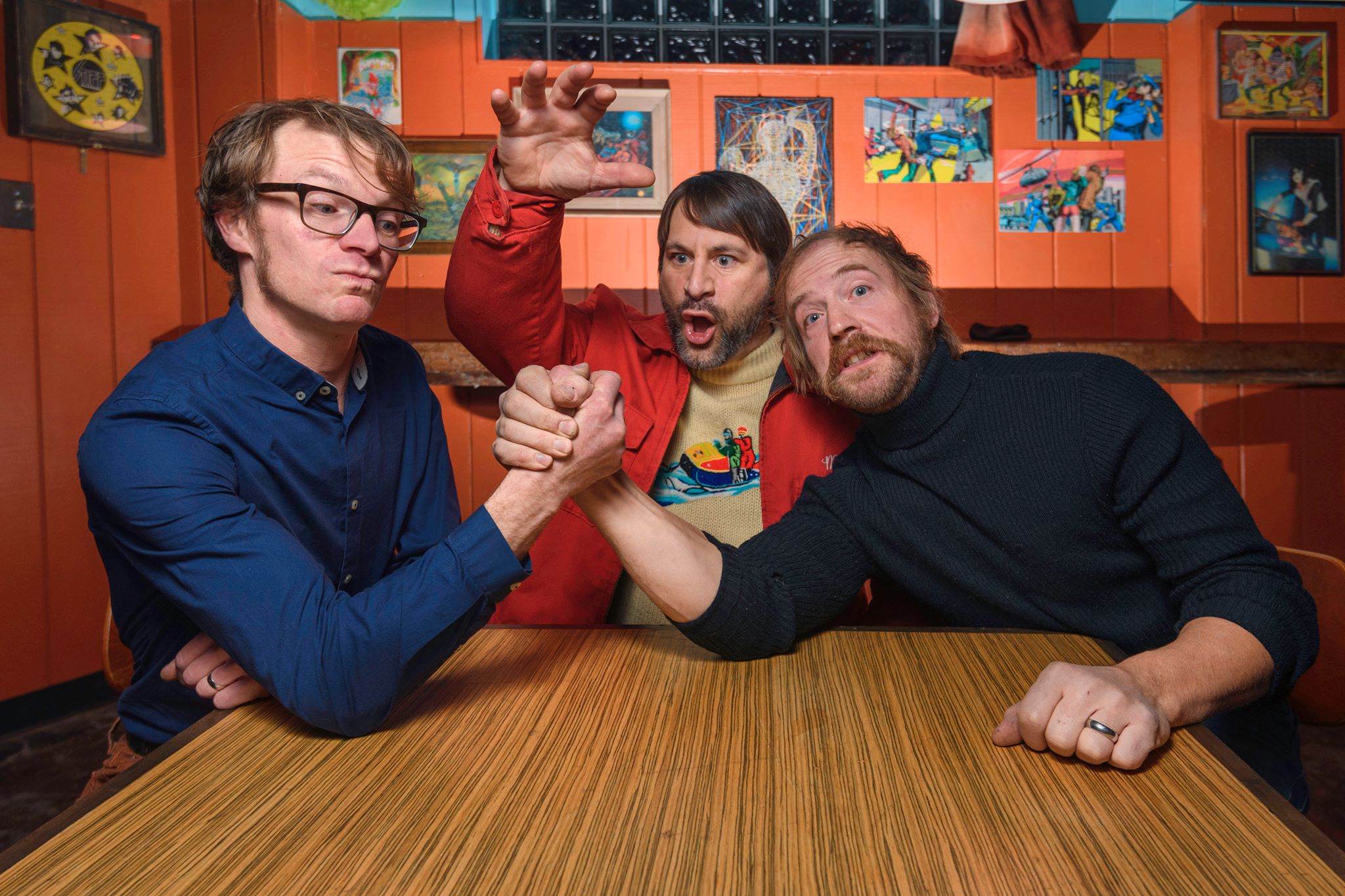 Promotional photograph of The Hentchmen.