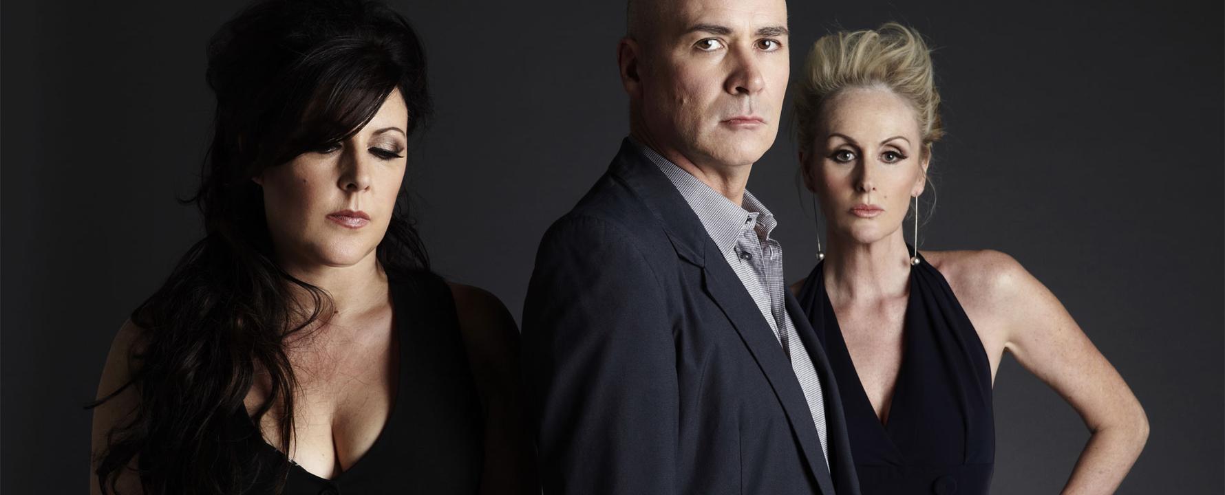 Promotional photograph of The Human League.