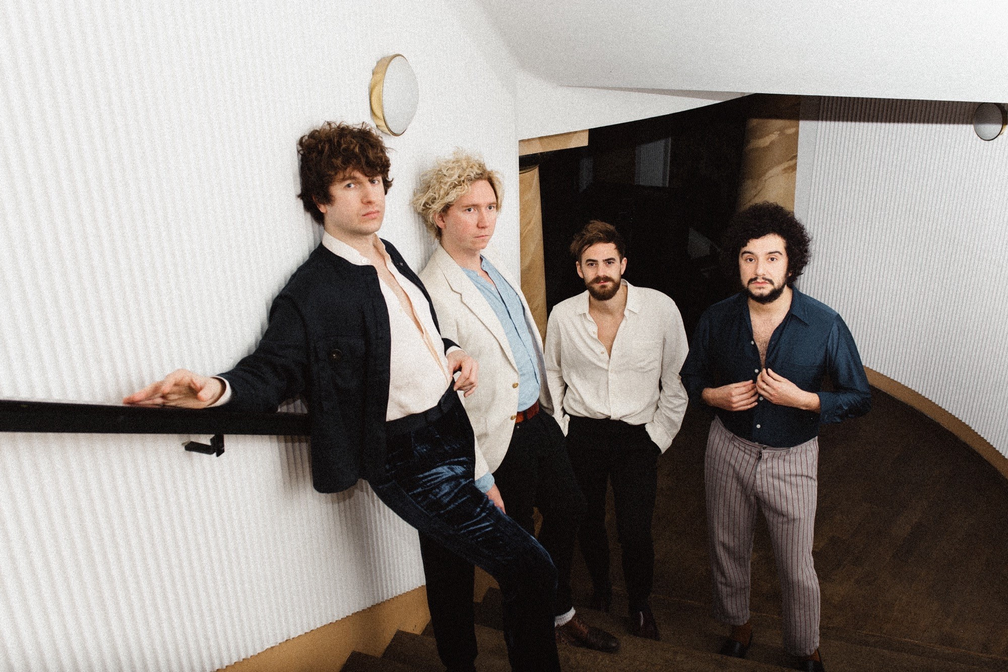 Promotional photograph of The Kooks.