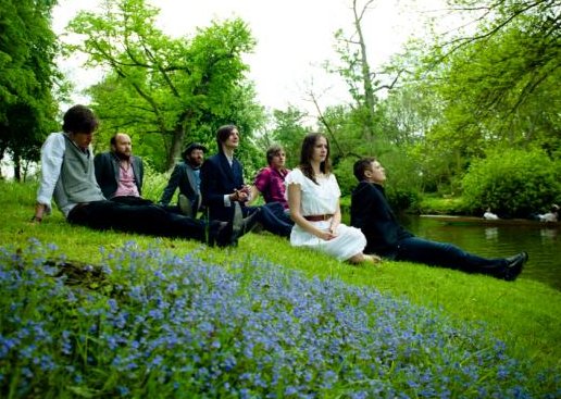 Promotional photograph of The Leisure Society.