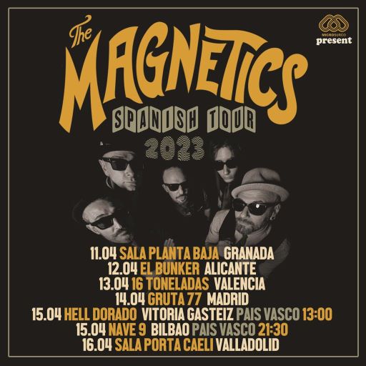 Fotografía promocional de Concierto de The Magnetics en Bilbao