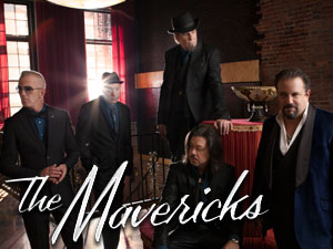 Promotional photograph of The Mavericks.