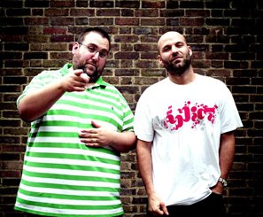 Promotional photograph of The Nextmen.