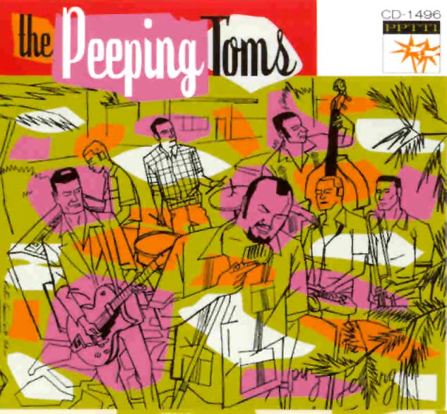 Promotional photograph of The Peeping Toms.