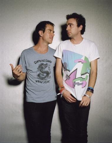 Promotional photograph of The Presets.