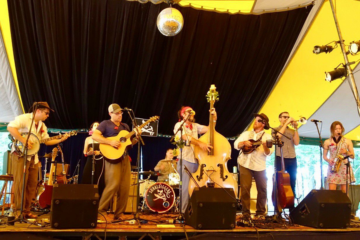 Fotografía promocional de Concierto de The Shoaldiggers en Carrboro