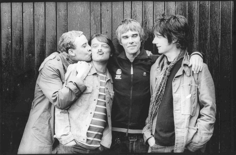 Fotografía promocional de The Stone Roses