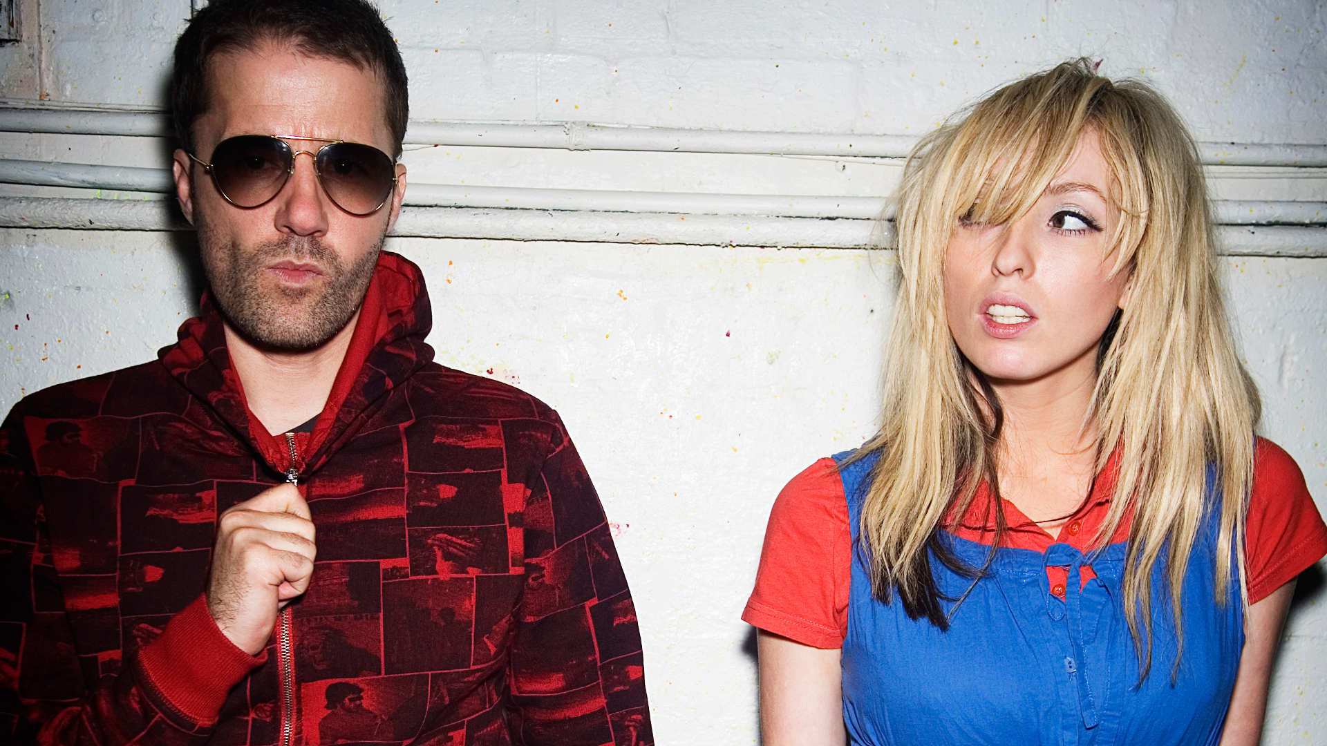 Promotional photograph of The Ting Tings.