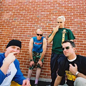 Promotional photograph of The Vandals.
