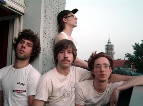 Promotional photograph of The Whitest Boy Alive.