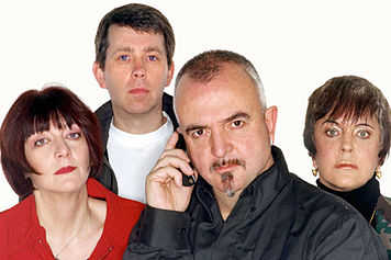 Fotografía promocional de Throbbing Gristle