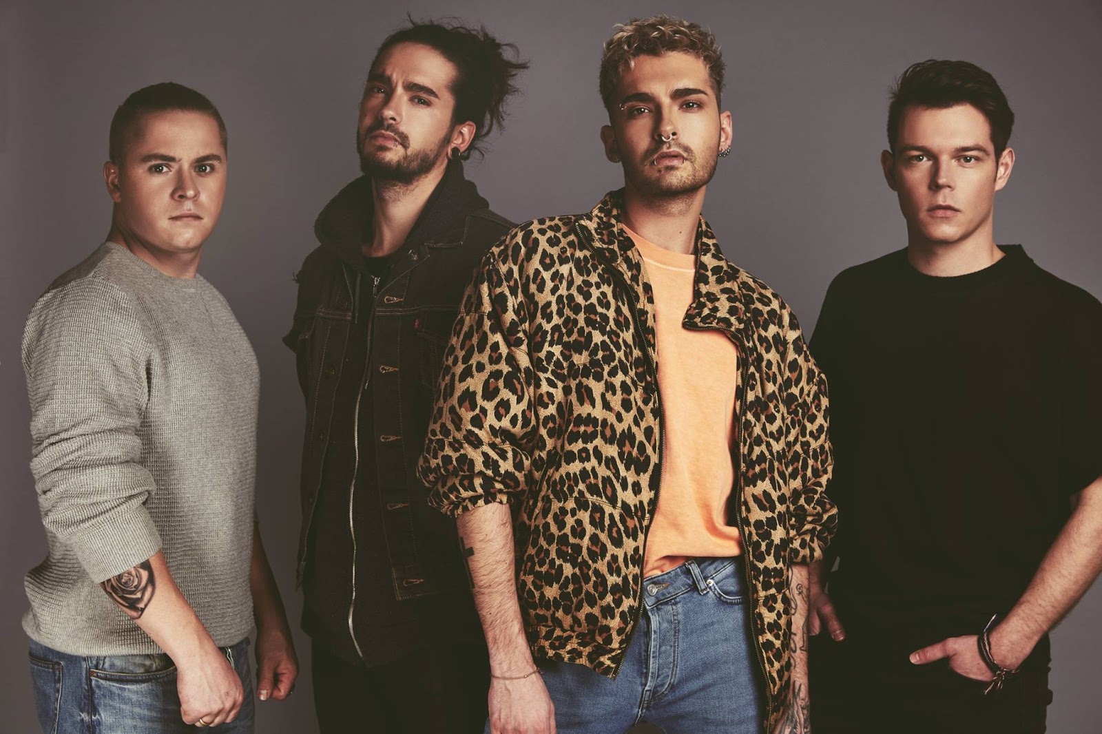 Promotional photograph of Tokio Hotel.