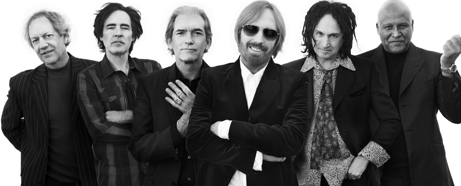 Promotional photograph of Tom Petty and the Heartbreakers.