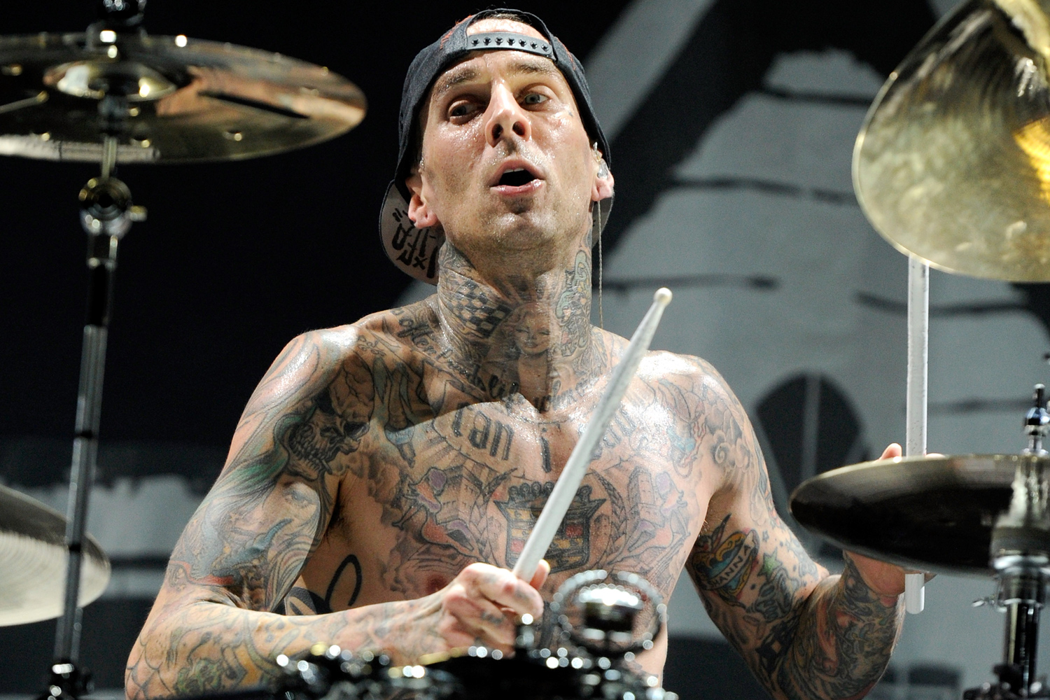 Fotografia promozionale di Travis Barker.