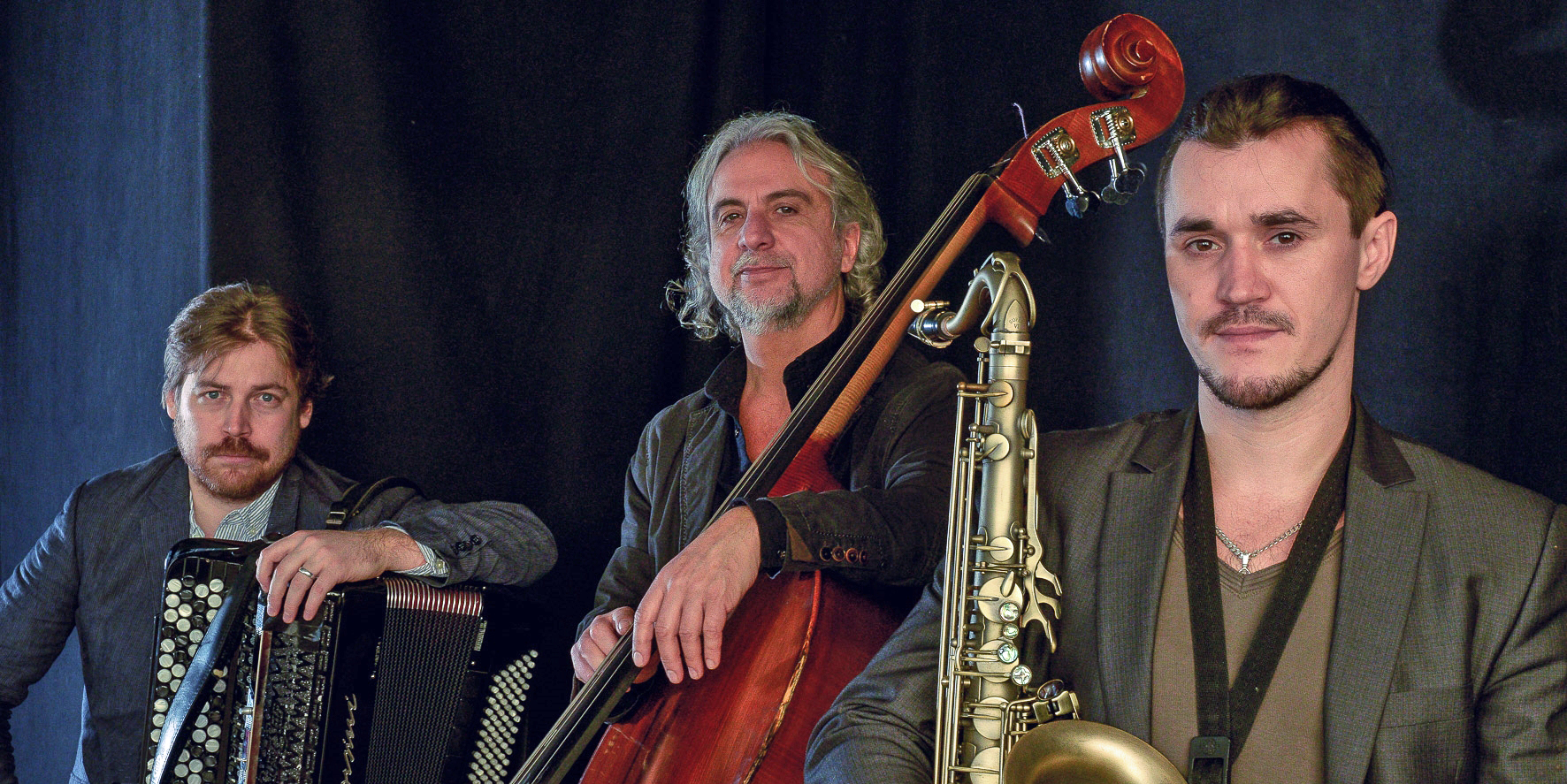 Promofoto von Concierto de Trio Laccasax en Potsdam.