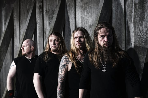 Promotional photograph of Týr.