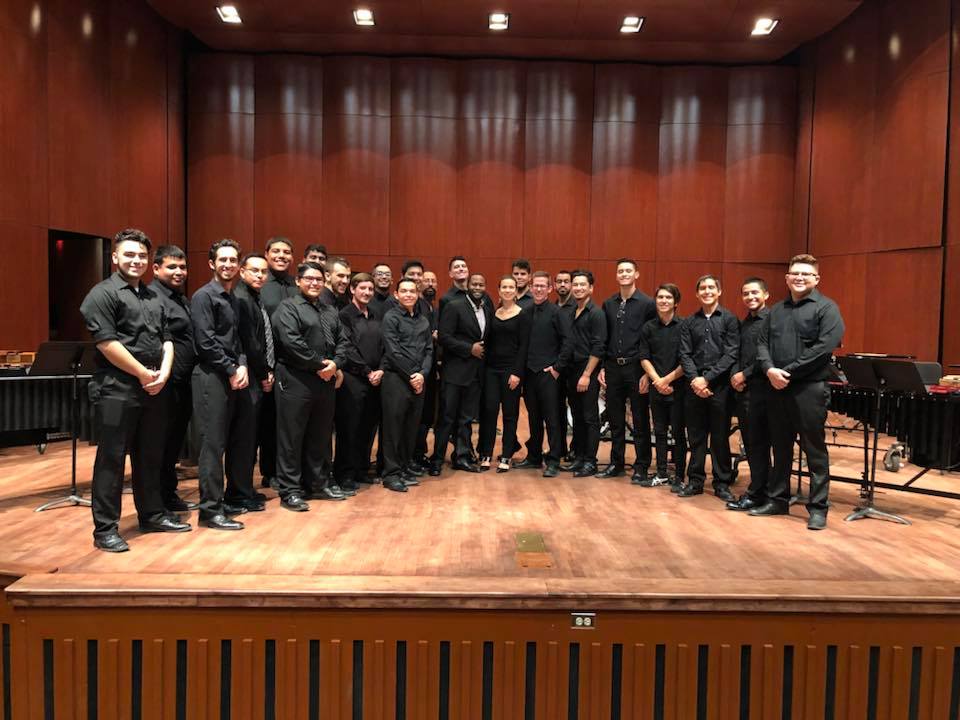 Fotografia promocional de UTEP Percussion Ensemble.