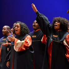 Fotografia promozionale di Concierto de Virginia State Gospel Choir en Bolonia.