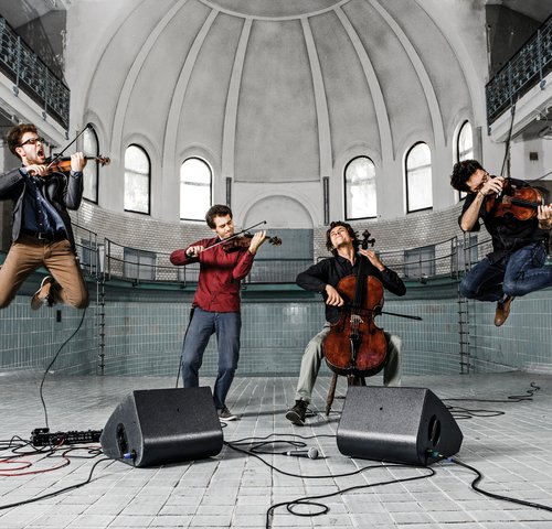 Promofoto von Concierto de Vision String Quartet en Erlangen.