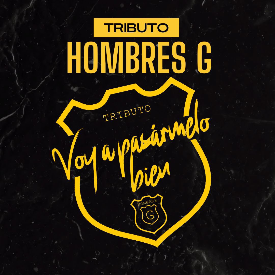 Fotografía promocional de Voy a pasármelo bien (tributo a Hombres G)