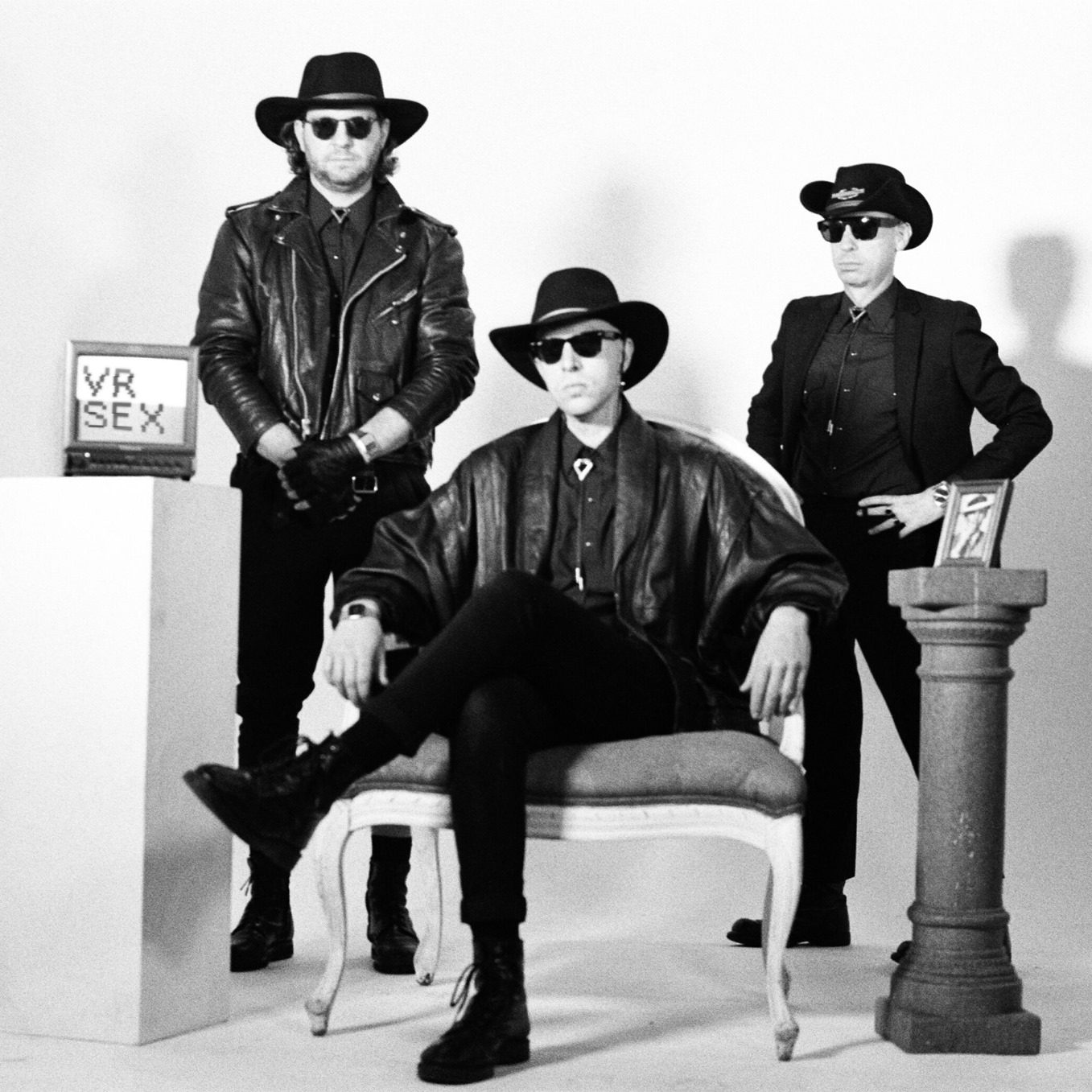 Photographie promotionnelle de Concierto de VR Sex + The Serfs en París.