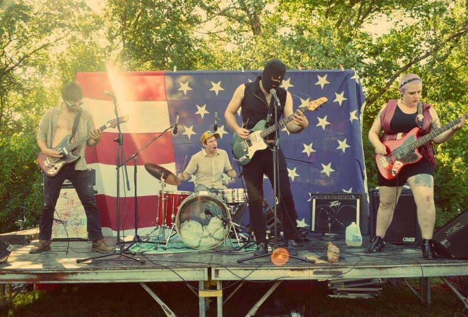 Fotografia promocional de Wayne Pain and the Shit Stains.