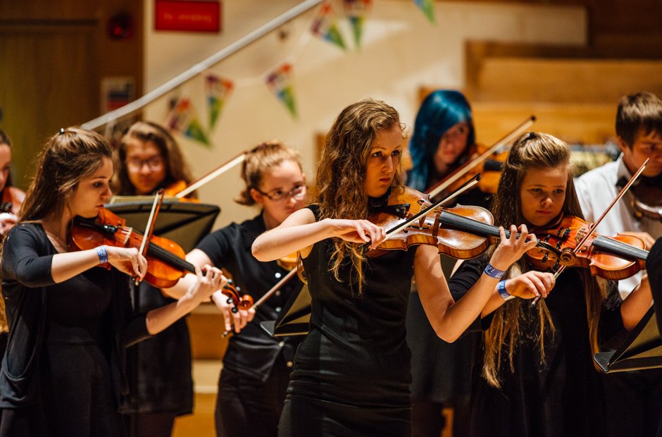 Fotografía promocional de Wigan Youth Symphony Orchestra