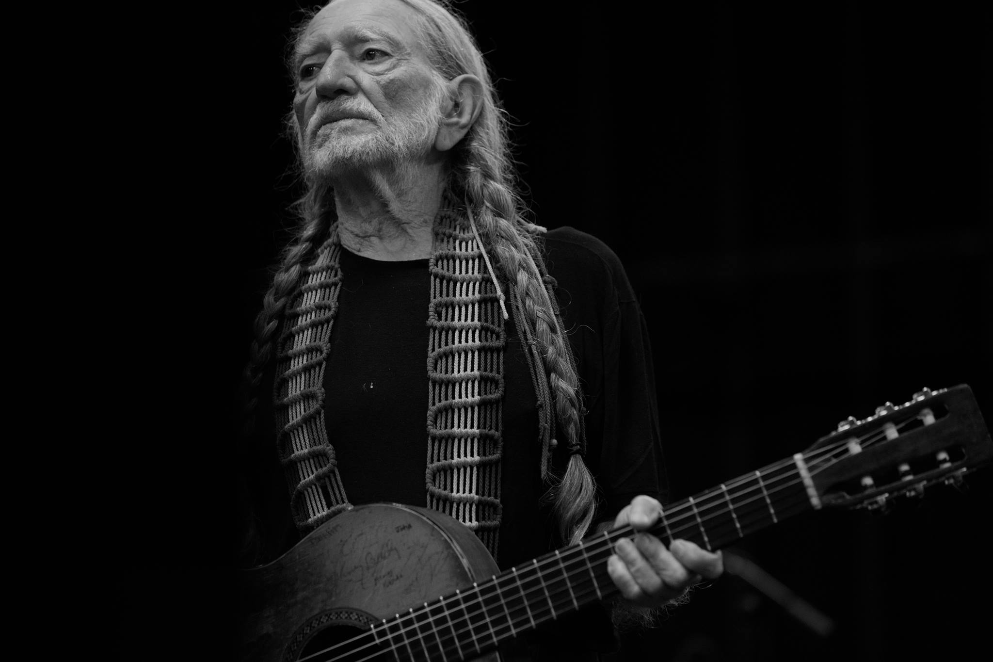 Fotografia promozionale di Willie Nelson.