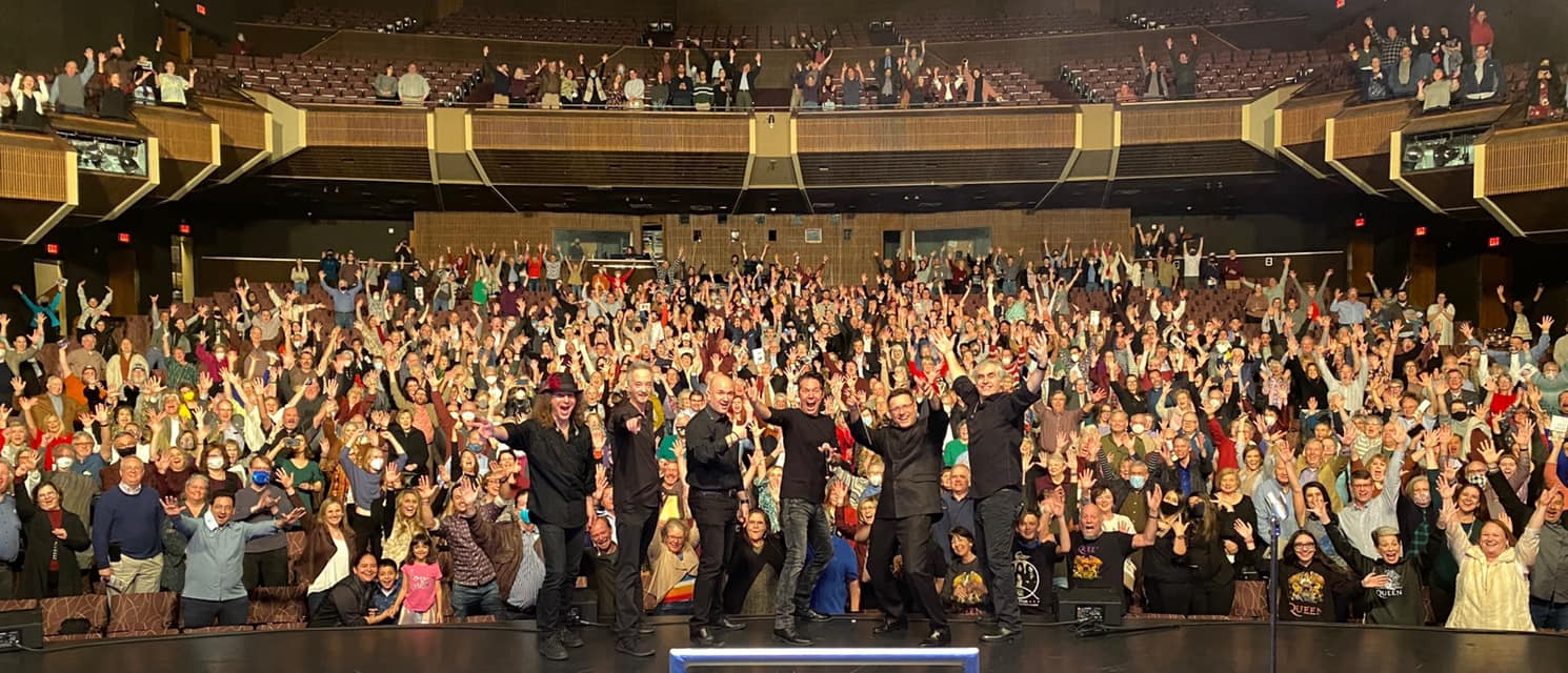 Promotional photograph of Concierto de Windborne Music Rock Symphony en Evansville.