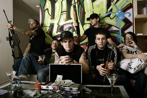 Promotional photograph of Winds of Plague.