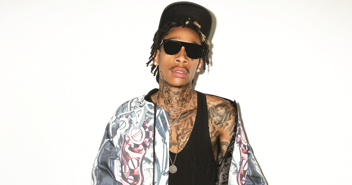 Promotional photograph of Wiz Khalifa.