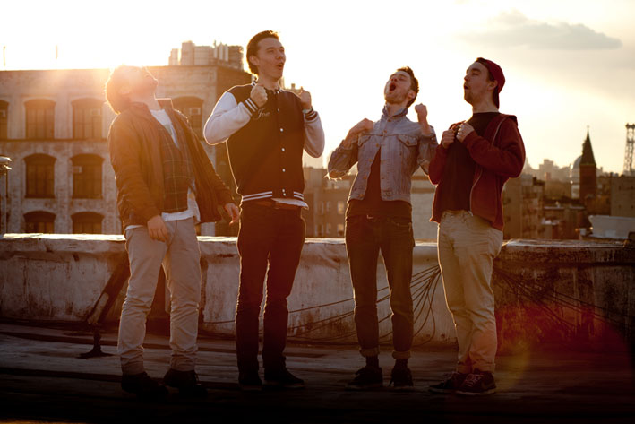 Promotional photograph of WU LYF.