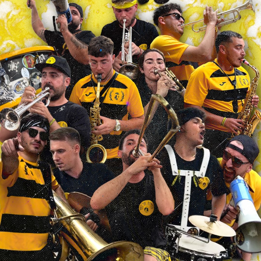 Fotografía promocional de Xaranga Mel de Romer