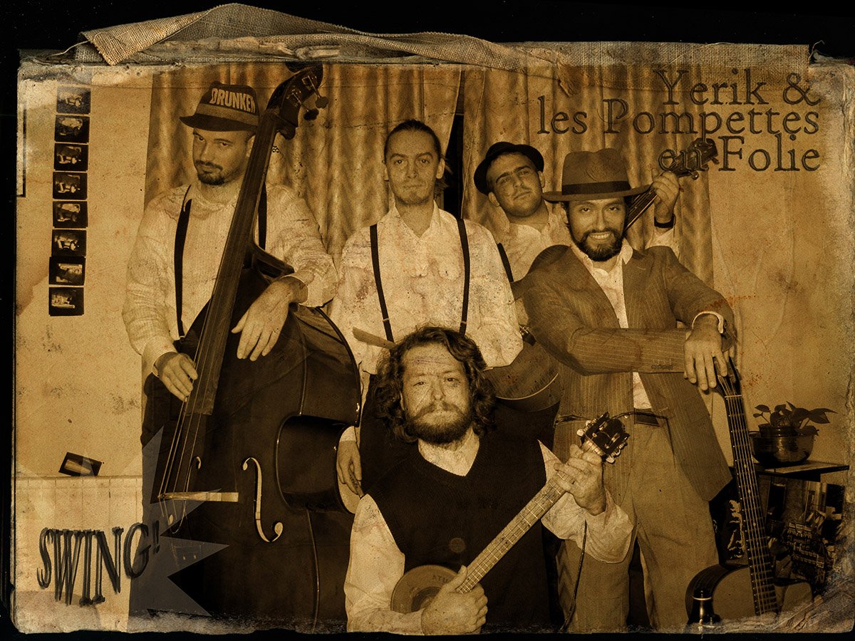 Promofoto von Yerik et les Pompettes en Folie.