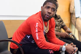 Promotional photograph of Yfn Lucci.