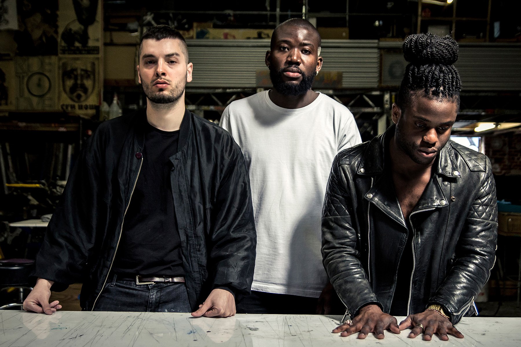 Fotografía promocional de Young Fathers