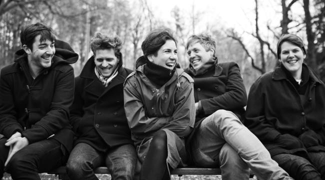 Promotional photograph of Young Galaxy.