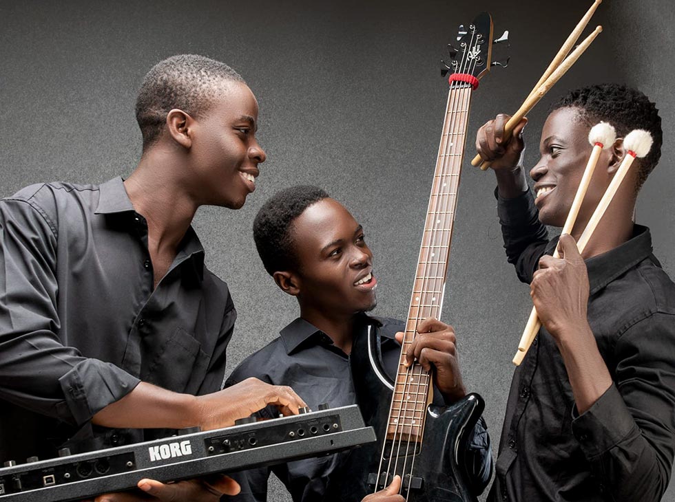 Fotografía promocional de Concierto de Zangbeto Trio en París