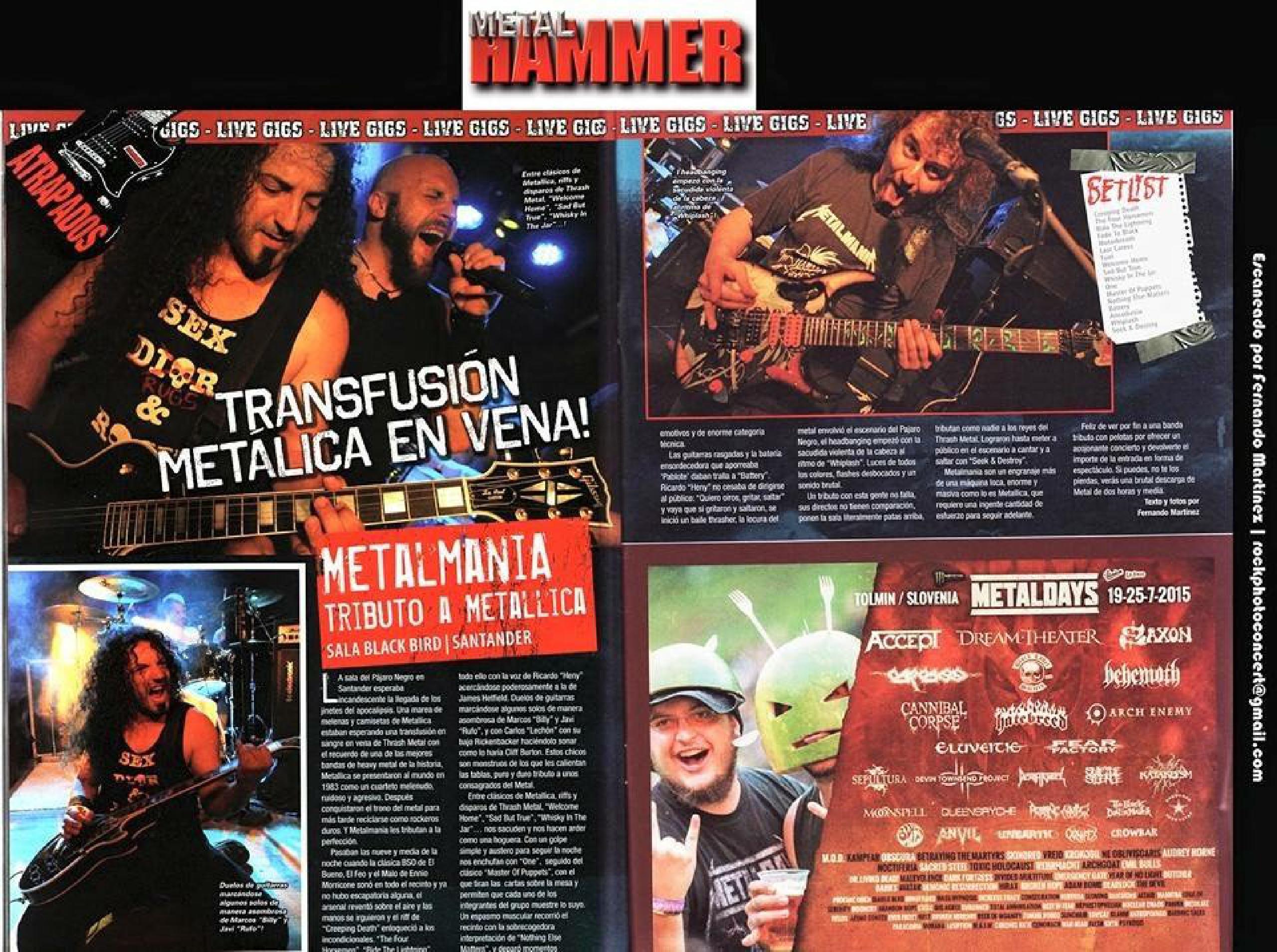 Reseña en Metal Hammer