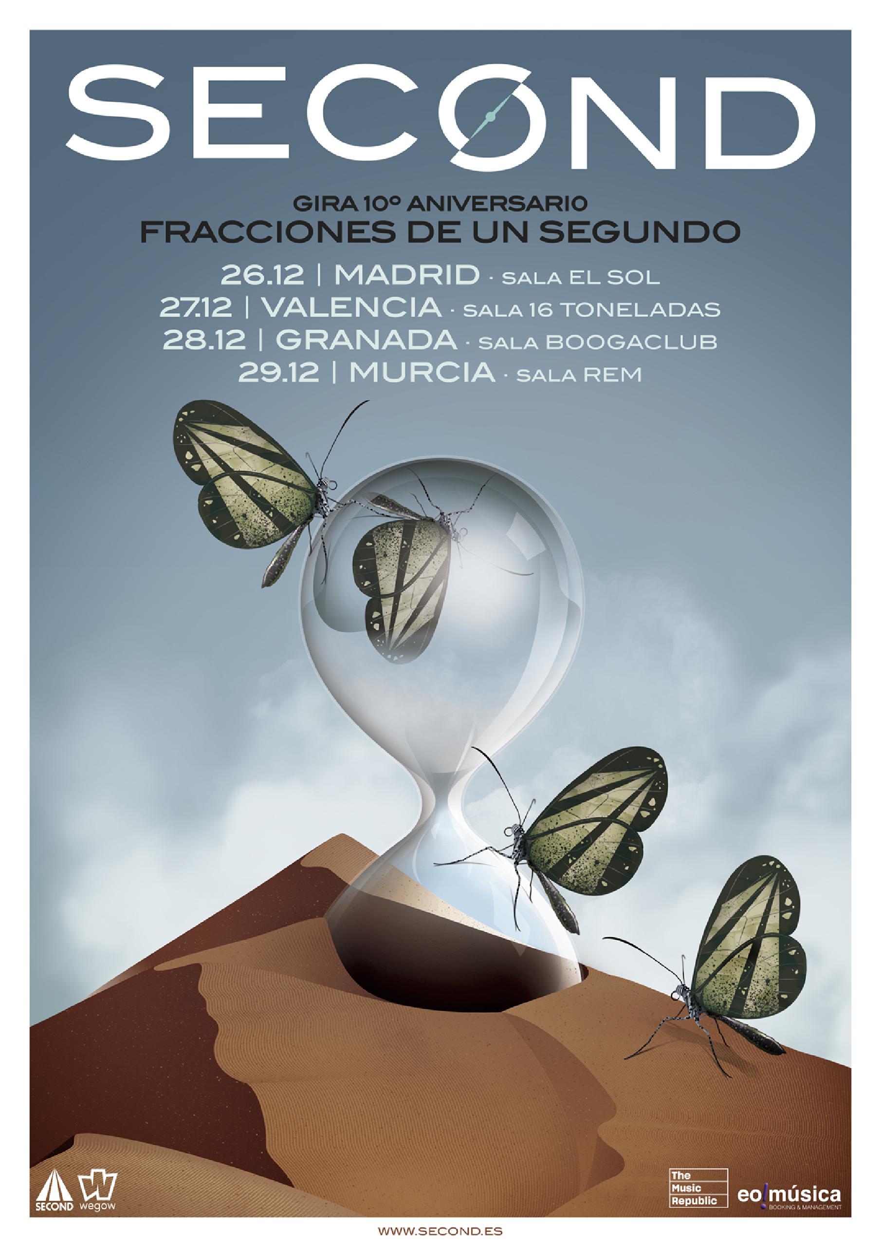 Second - Gira 10º Aniversario "Fracciones de un segundo"