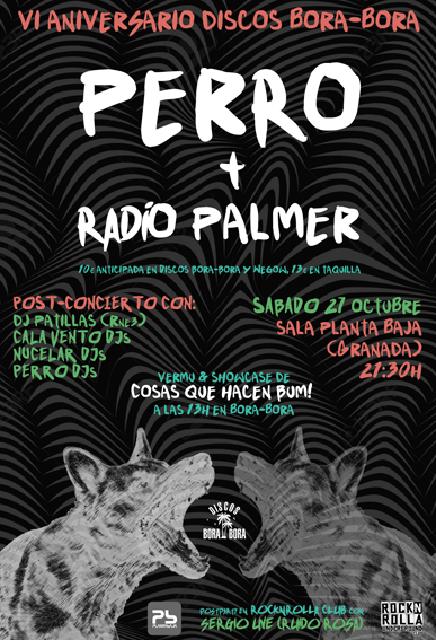 Cartel Aniversario Discos Bora Bora