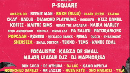 Afro Nation 2022 line up