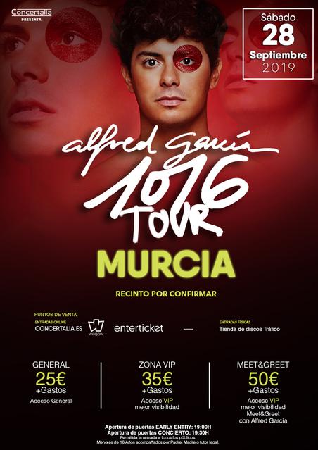 Concierto Alfred Garcia- Sábado 28 Septiembre - Murcia